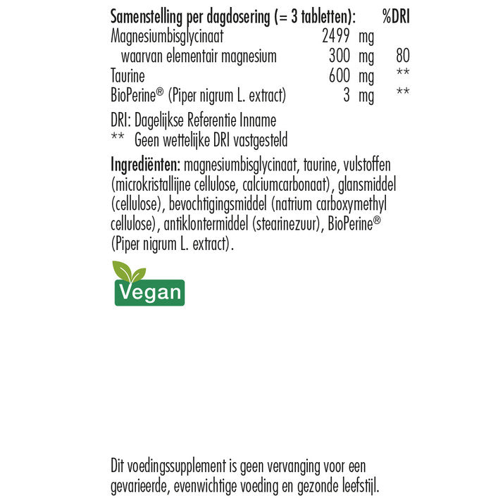 Magnesium Bisglycinaat 300mg