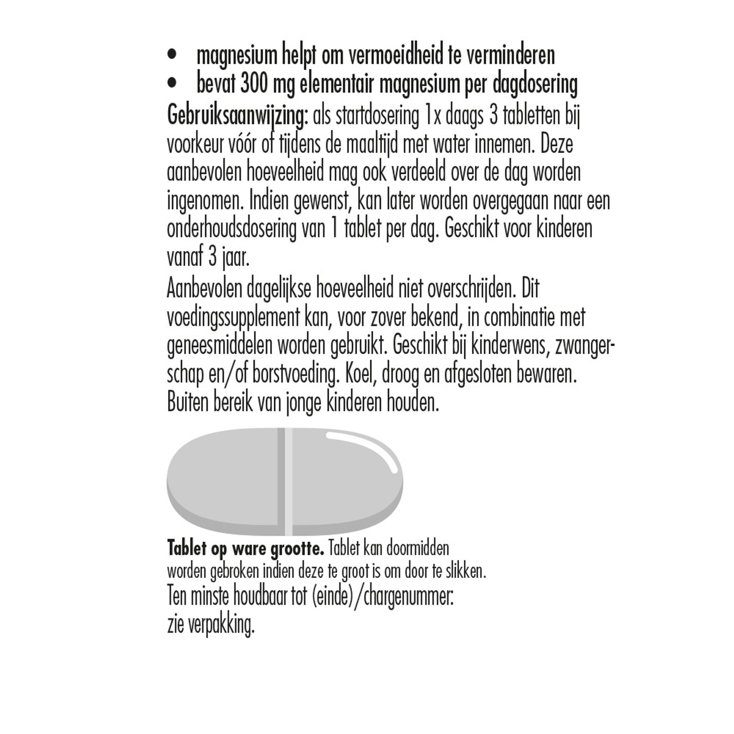 Magnesium Bisglycinaat 300mg